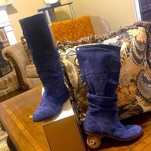 Blue suede ugg boots